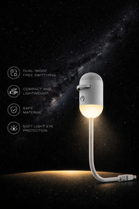 Nebulite™ 2w1 Projektor Galaktyki i Lampka Nocna